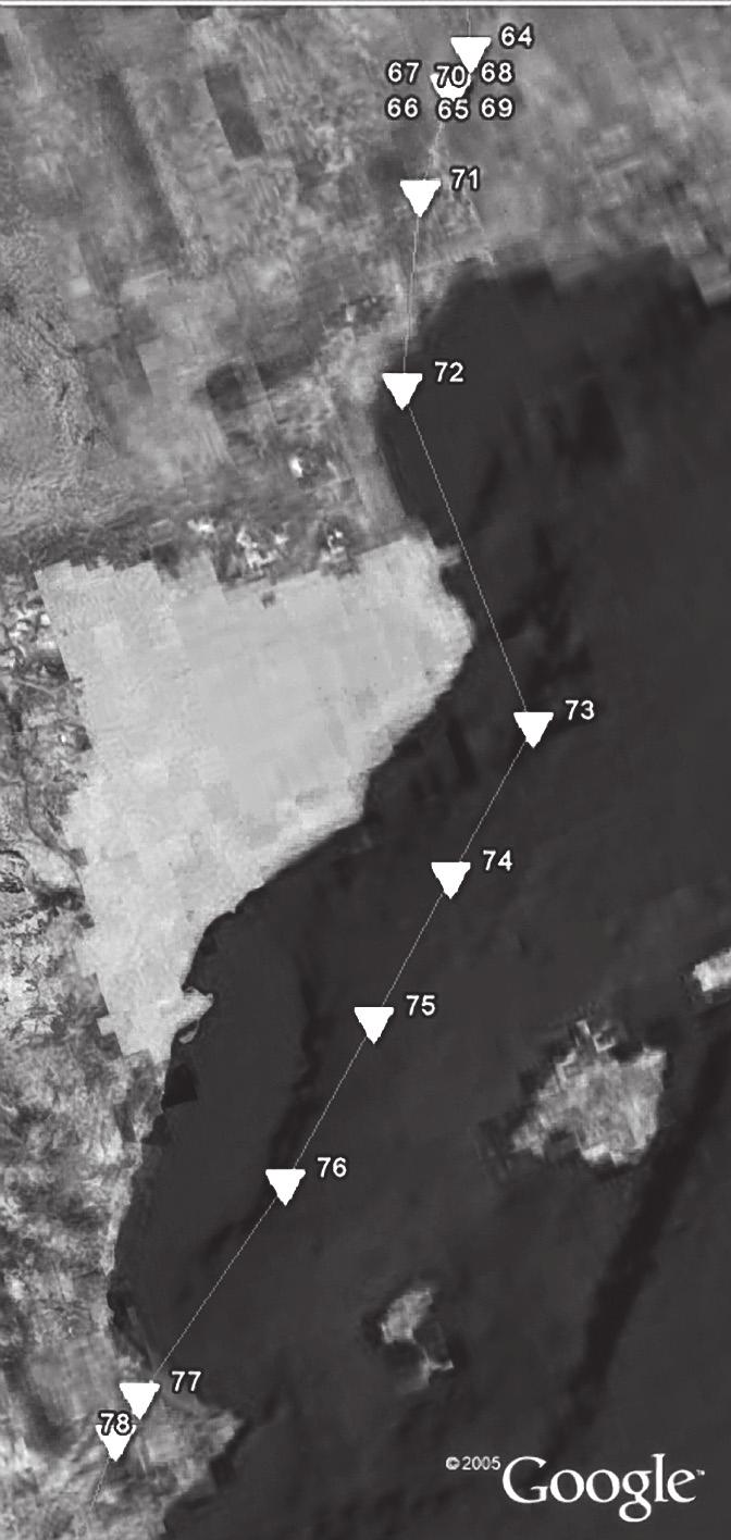 Suomen sääkset 2007 Öinen lento Välimerellä! Onneksi paikannusten välitys lähettimeltä satelliitille onnistui, kun Pete saapui Välimeren tuntumaan (kuva 5). Lokakuun 6.