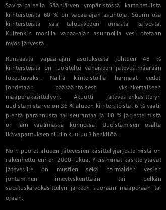 SAIMAAN VESIENSUOJELU- YHDISTYS RY JÄSSI 2017 ALUEKORTISTO SÄÄNJÄRVEN YMPÄRISTÖ 60/2017 Pohjavesialue Taajaan asuttu alue Vedenottamon suoja-alue Vesihuollon kehittämisalue Muu erityisalue