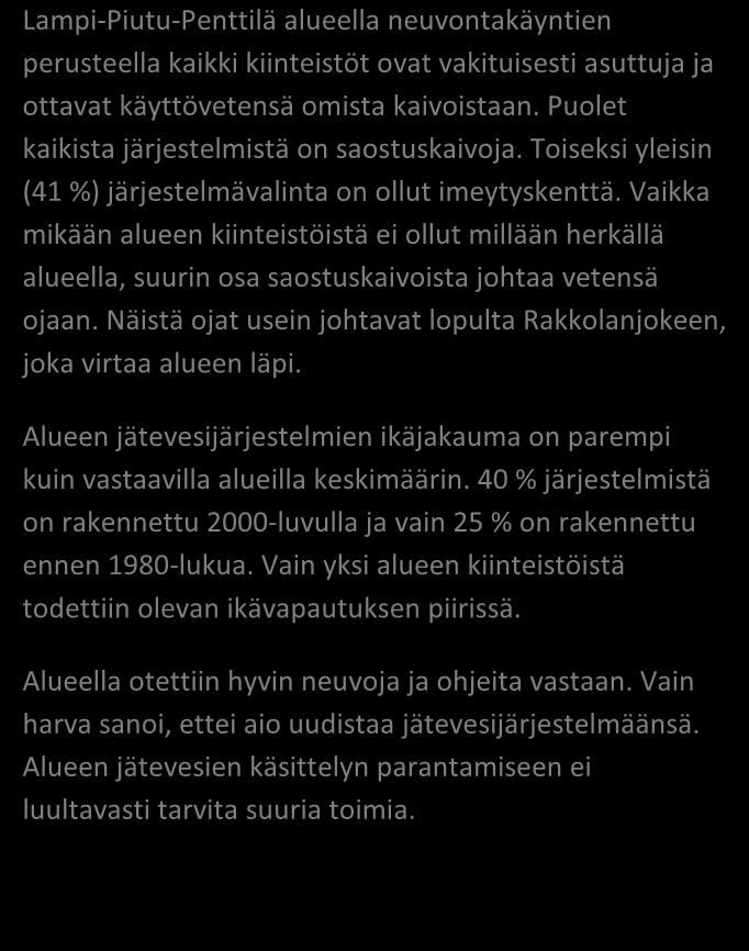 SAIMAAN VESIENSUOJELU- YHDISTYS RY JÄSSI 2015 ALUEKORTISTO LAMPI-PIETU-PENTTILÄ / Lappenranta Pohjavesialue Taajaan asuttu alue Vedenottamon suoja-alue Vesihuollon kehittämisalue Muu erityisalue