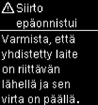 7 Mittarin huolto ja vianmääritys Mittarin ja tietokoneen välillä ei ole yhteyttä. Kytke USB-kaapeli ja yritä yhteyttä uudelleen.