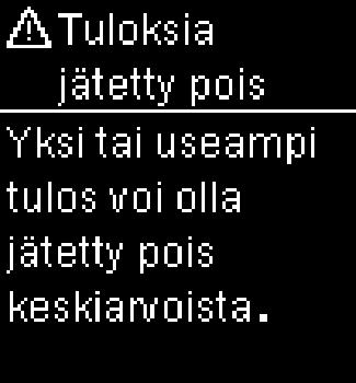 Yritä tiedonsiirtoa uudelleen, kun mittarin lentotila ei ole käytössä.