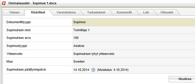 On myös mahdollista luoda jakelulista niille käyttäjille ja ryhmille, joiden pitäisi saada muistutus.