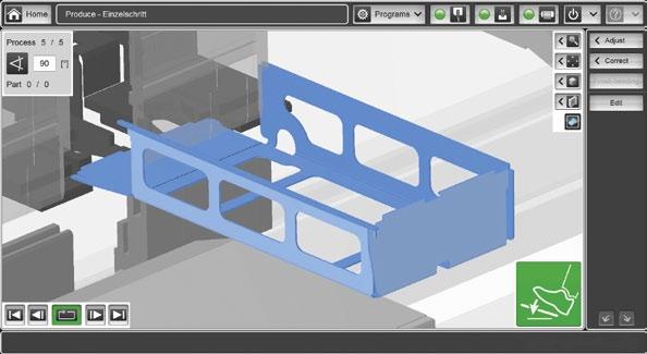 SÄRMÄYS 23 ByVision Bending Särmäyspuristimien yksinkertainen, käyttäjäystävällinen ja nopea ohjaus Käyttöjärjestelmän ByVision Bending avulla särmäys sujuu yhtä kätevästi