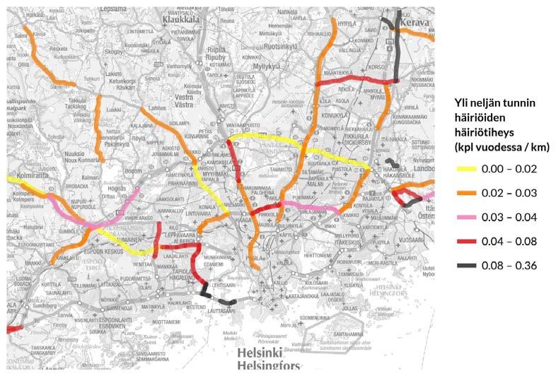 ELY-keskuksen alueella. Pitkäkestoisten häiriöiden syyt on esitetty kuvassa 10. Kuva 10. Pitkäkestoisten häiriötilanteiden syyt (2007 2011).