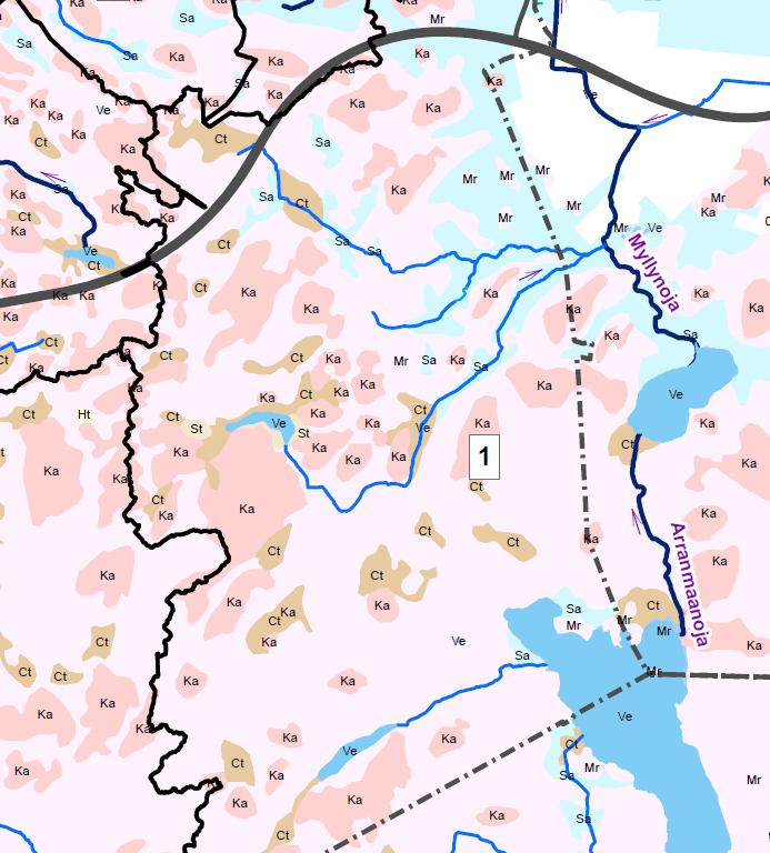 FCG SUUNNITTELU JA TEKNIIKKA OY Loppuraportti 3 (30) 2.3 Maaperä, topografia ja pohjavedet Selvitysalueen maaperä on suurilta osin moreenia, savea ja kalliota.