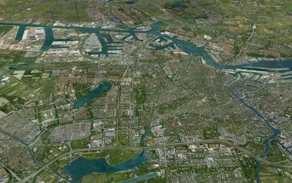 Amsterdamin kaupunkiverkko 2 aluetta 4 x PoP -31 osa-aluetta - 45.