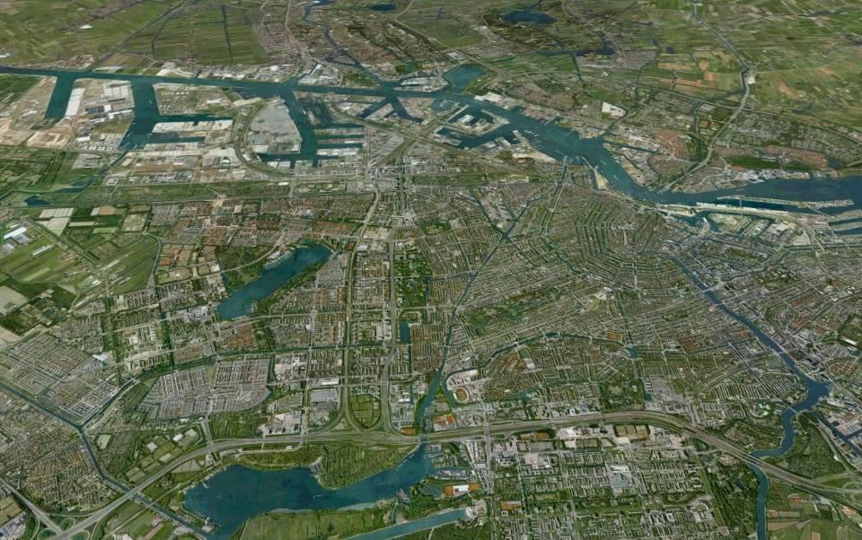 Amsterdamin kaupunkiverkko 2 aluetta 4 x PoP -31 osa-aluetta - 45.