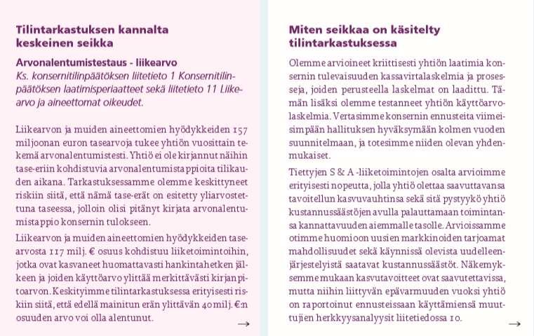 Kuva 6. KAM:n esittämistapa taulukkomuodossa (Savtschenko 2016, 62). Tutkimuksia ja selvityksiä on myös ehditty tekemään koskien KAM:ia.