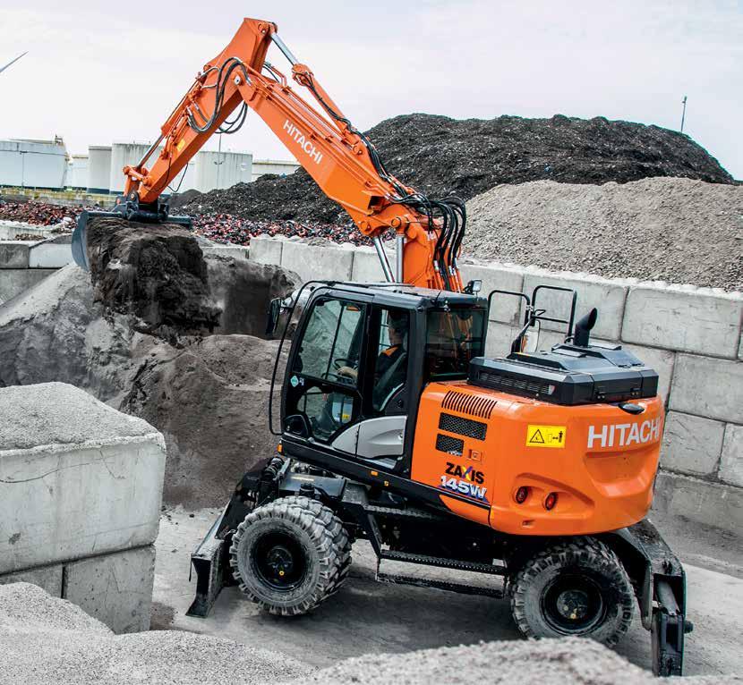 ZAXIS-6-sarja HYDRAULINEN KAIVUKONE Mallikoodi : ZX145W 6 Moottoriteho : 105