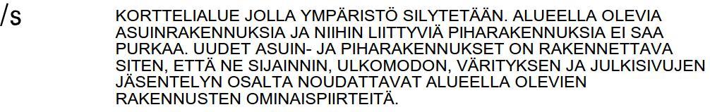 5.3 Kaavan vaikutukset 5.3.1 Vaikutukset rakennettuun ympäristöön Vaikutukset rakennettuun ympäristöön vähenevät alueen kokonaisrakennusoikeuden vähenemisen vuoksi. 5.3.2 Vaikutukset kulttuuriympäristöön Asemakaavamuutoksella ei ole vaikutusta kulttuuriympäristöön, voimassa olevan asemakaavan mukaiset suojelumerkinnät säilyvät kaavamuutoksessa.