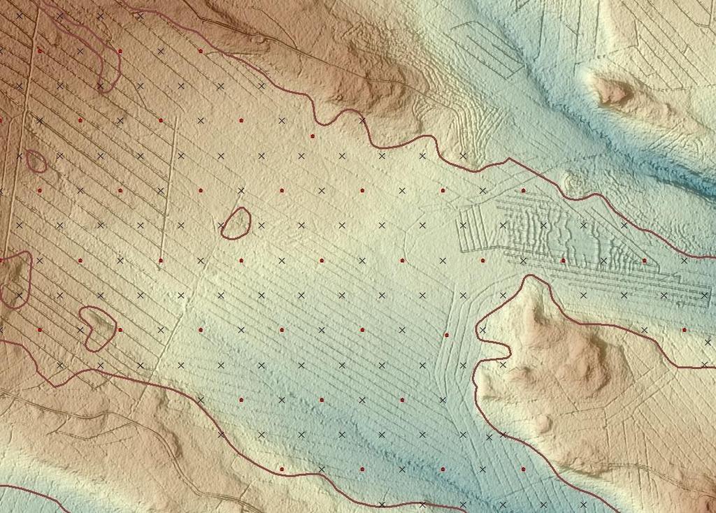 (menetelmä 2011 ) (paikannus: GPS:llä) 50 m x 200 m Korkeudet vaaitsemalla Profiilit (turvelajien