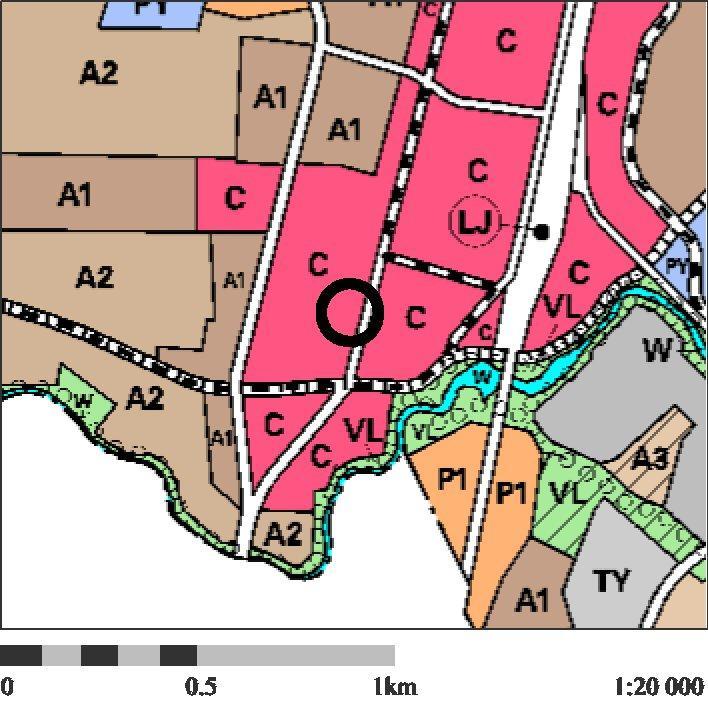 Yleiskaavassa (Kv 17.12.2007) Alue on keskustatoimintojen aluetta (C). Alue varataan toimisto- liike- ja palvelutiloille, asunnoille sekä keskusta-alueelle soveltuville työpaikoille.