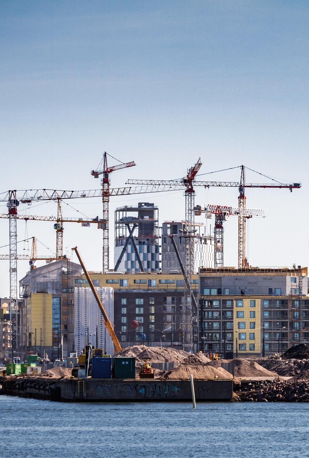 Tontinvaraukset Tavoitteena Jätkäsaaressa vuosittain 800-1 000 asunnon aloittaminen Rakenteilla 779 asuntoa Varattuna 3 980 asunnon verran rakennusoikeutta Vuosittain vähintään 800 asunnon edestä