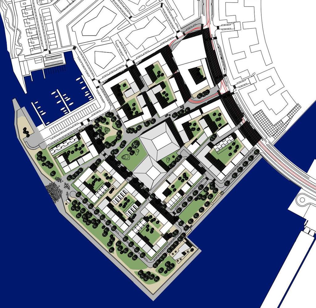 MELKINLAITURI - Noin 2300 uutta asukasta - Puistoja - Tulimaanpuisto - Neptunuksenpuisto - Naurunpuisto Peruskoulu ja