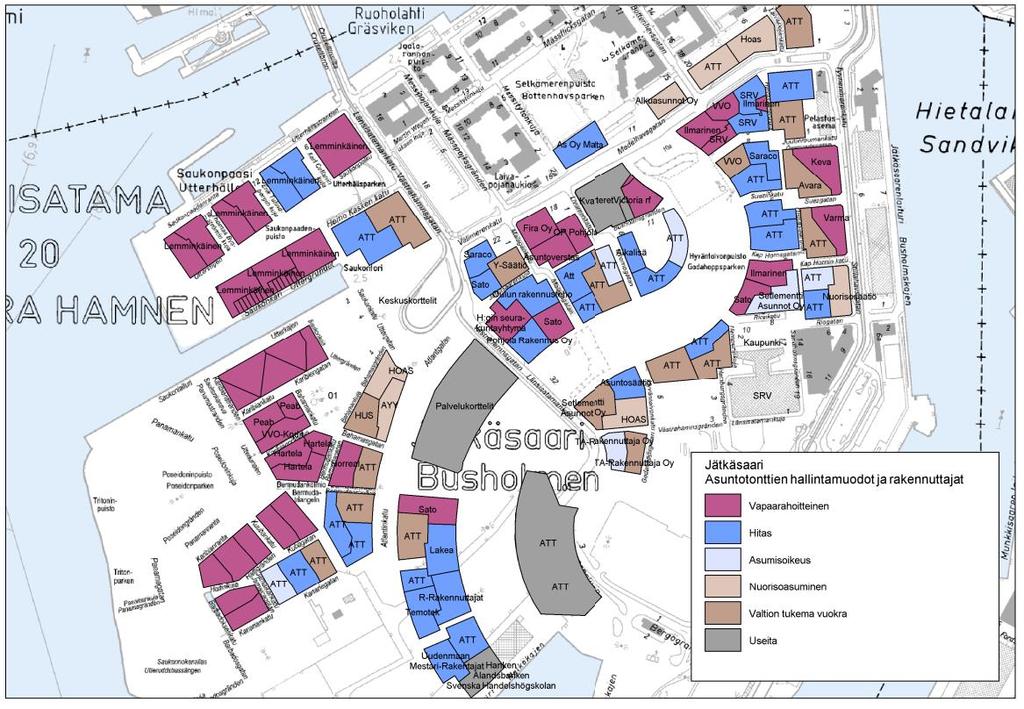T Y P E S O F P O S S E S S I O N FREE MARKET HITAS RIGHT OF OCCUPANCY YOUTH HOUSING RENTAL SUBSIDISED SOCIAL RENTAL MIXED HITAS is a price and quality control system operated by the City