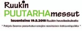 Kevään puutarhamessuja suunnitellaan jo kovaa vauhtia, tule mukaan talkoolaiseksi kehittämään tapahtumaa ja viettämään kiva päivä messuilla! Ota yhteyttä: ruukinpuutarhamessut@gmail.