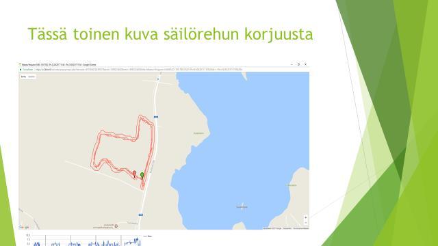 Käyttöönotto; Traktorit, autot, myös metsäkoneet, Ajopäiväkirja; opiskelijat oppivat seurantatyökalujen käytön, tiedetään millainen käyttöaste laitteilla on