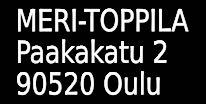 ANNA HYVÄN KIERTÄÄ VIIKKO-OHJELMA Maanantai 16544 Majakka-kahvio 17544 SPR:n ruokajakelu Majakka Toppila-Center Tiistai 12544 Tuunari 17534 Toppilan