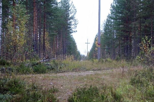 sähkölinja, jota pitkin käännytään