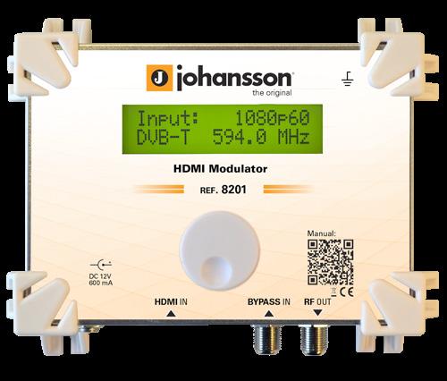 koodaus MPEG1 layer II / AAC RF-tulo 5-1218 MHz RF-vaimennus 2 db RF lähtö moduloitu taajuus