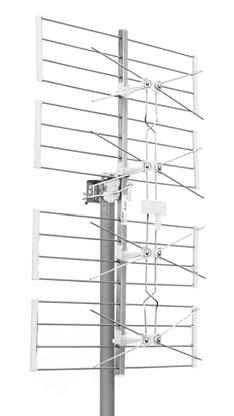 2160UL 2160ULX Pakattu, 15 m kaapeli UHF-antenni 28-elementtinen, logperiodinen. Sisältää EmmeEssen patentoiman STUB LTE-filtterin!