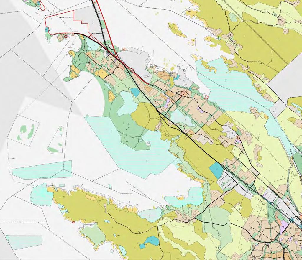Aluevarauksia on taajamatoiminnoille, teollisuudelle ja muille työpaikka-alueille, virkistykselle, luonnonsuojelulle, vesiliikenteelle loma-asumiselle ja matkailulle.