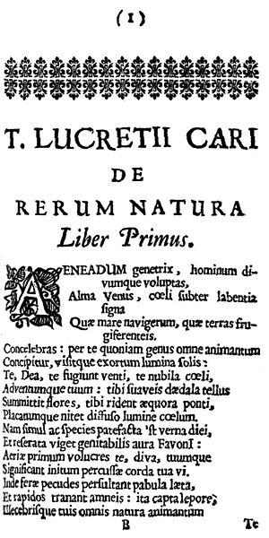 Titus Lucretius