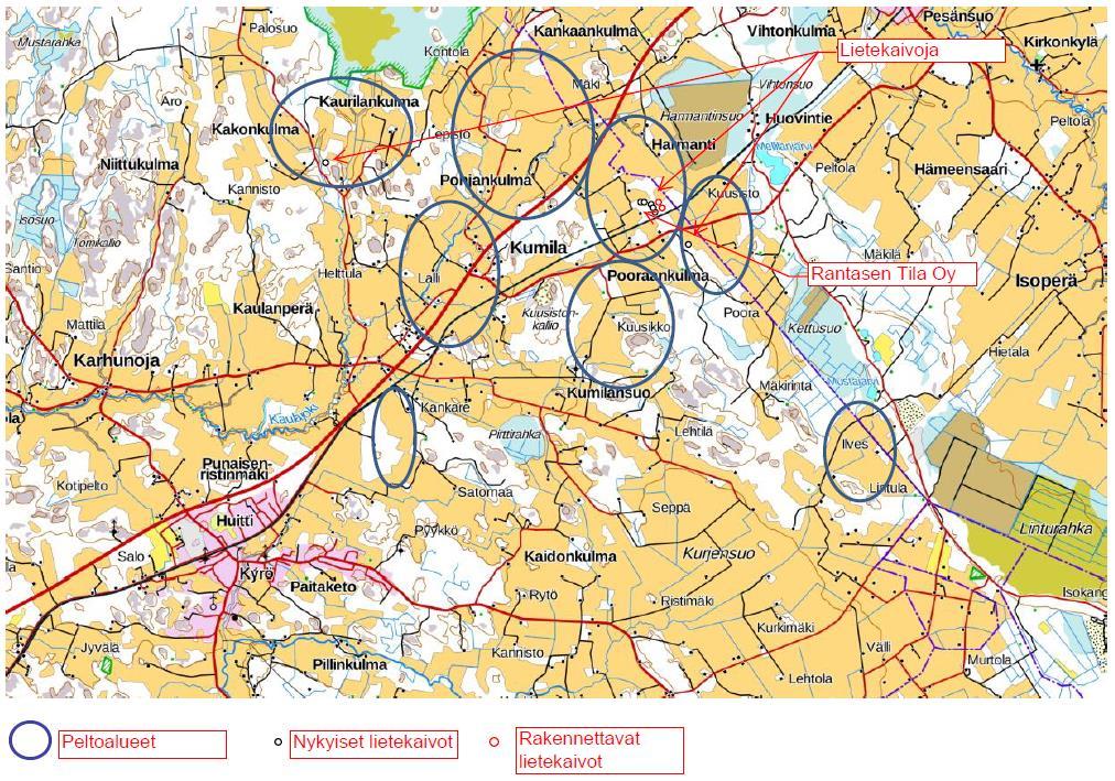 lietealtaat tulee mitoittaa siten, ettei lanta nesteineen valu lantalan ulkopuolelle. Rantasen tilalla käytetään polttoaineita ja muita öljytuotteita lähinnä koneissa ja laitteissa.