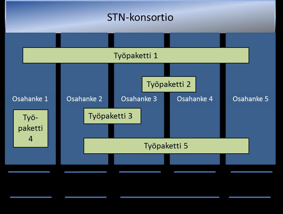 9 Työpaketin toteuttamiseen voi osallistua henkilöitä yhdestä tai useammasta suorituspaikasta. Yhdestä suorituspaikasta voidaan osallistua useampiin työpaketteihin.