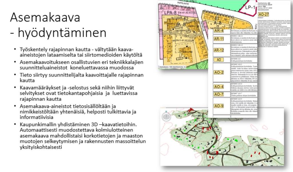 Tammikuu 2018 15 (21) Työ käynnistyi ajantasa-asemakaavan vektoroinnilla sekä ominaisuustietojen tarkistamisella testialueen osalta.