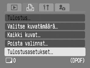 Kaikki erikoisasetukset eivät välttämättä tulostu kaikilla tulostimilla tai kehityspalvelua käytettäessä. Videoille ei voi määrittää tulostusasetuksia.