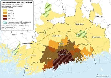 Pääkaupunkiseutu muodostaa innovaatiotoiminnan ytimen.