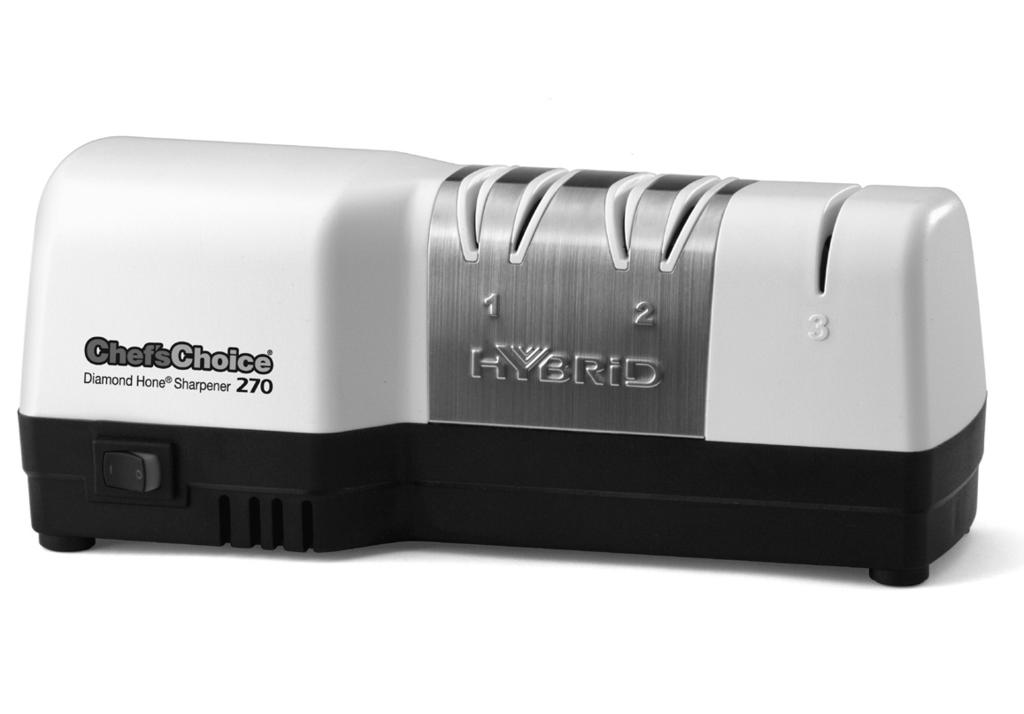 INSTRUCTION MANUAL Hybrid Diamond Hone Knife Sharpener Model 270 GB FI Read instructions