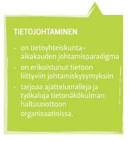 Tietojohtaminen on