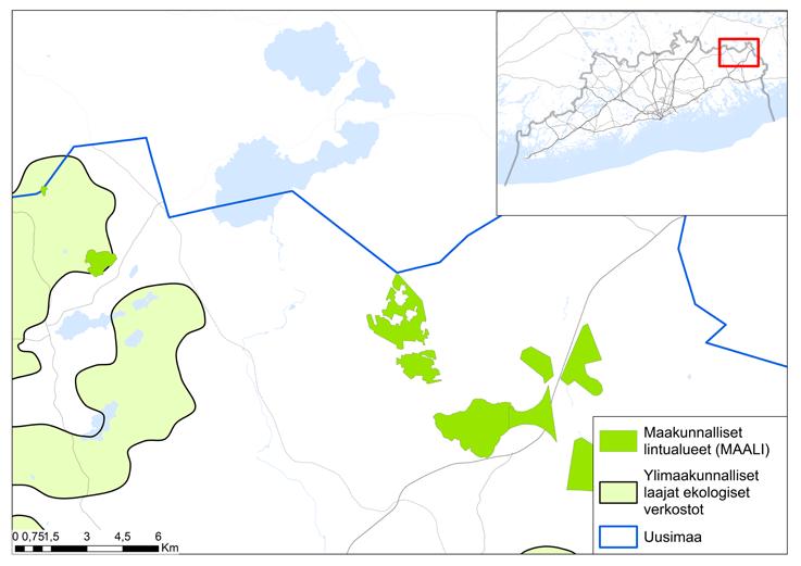 verkostoihin, mutta tulisi silti huomioida molempien maakuntien maankäytössä.