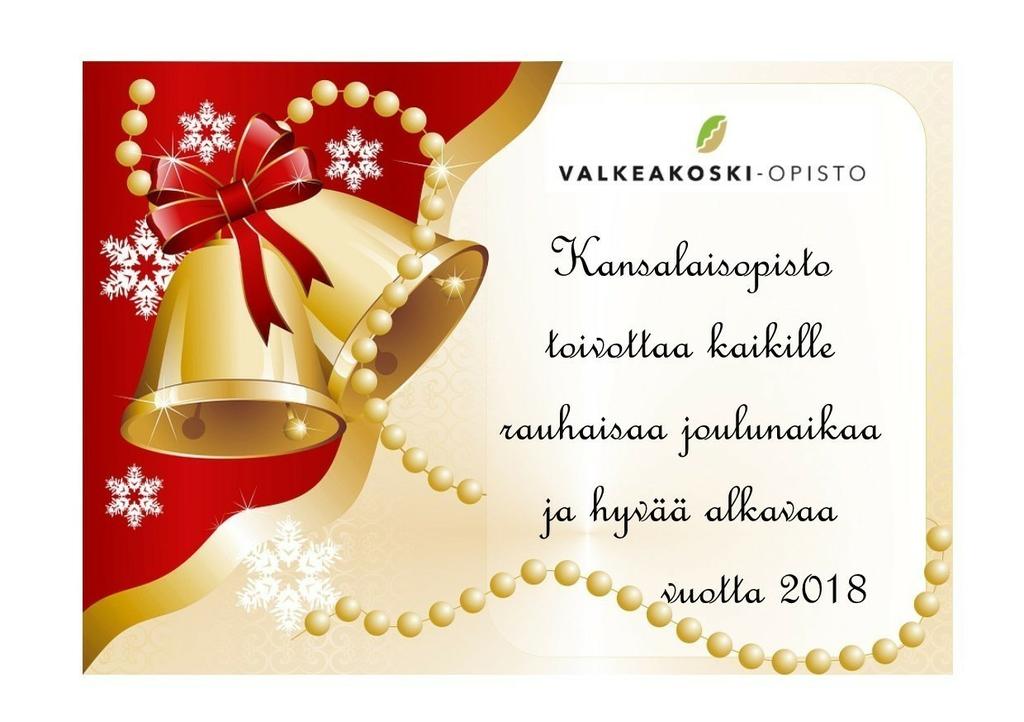 Valkeakoski-opisto Kauppilankatu 2, 37600 Valkeakoski, p.