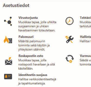 Symantec on yhdistänyt aiemman tuotevalikoimansa uuteen Norton Security -pakettiin, joka sisältää Windowsja Mac-versiot sekä sovellukset Android- ja ios-laitteille.