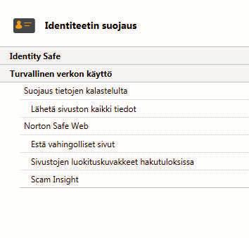 Norton Security with Backup 2015 Nortonin käyttöliittymä on toimiva ja viimeistelty.