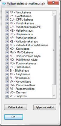 9(39) Alue Toiminnolla voidaan valita tarkasteltava osa-alue projektista. Alue määritetään osoittamalla alueen kulmapisteet kartasta.