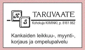 3/2012 7 Olokolosta uudenlainen luontokokemus Yksi Kiimingin Yrittäjien uusista jäsenistä on Ilmari Mäenpää, joka tunnetaan monessa yhteydessä paremmin säveltäjänä kuin yrittäjänä.