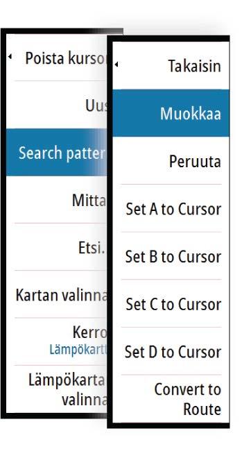 Järjestelmä laskee etappien määrän ja niiden väliset etäisyydet. Se myös laskee aloituskohdan (Commence Start Position, CSP) puolittamalla jälkien välityksen aloitusnurkasta.