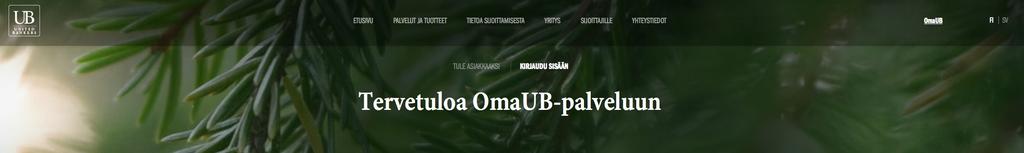 OmaUB vaivattomasti verkossa