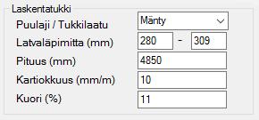 2 (12) 1. Yleistä TimberLOG-sahaussimulaattori simuloi joko yhden tukin tai tukkiläpimittaluokan sahausta.