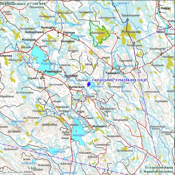 Kartta 2. Yleisnäkymä.