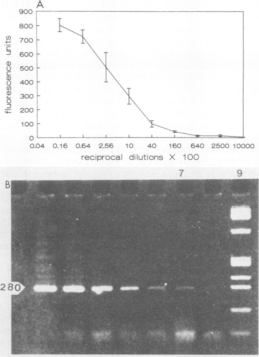 gonoehe onel 1 2 3 4 5 Fluorescent Units 6 7 8 FIG. 4. Reactivity of bacterial strains. ach bar represents a mean of two fluorescence values for each organism.
