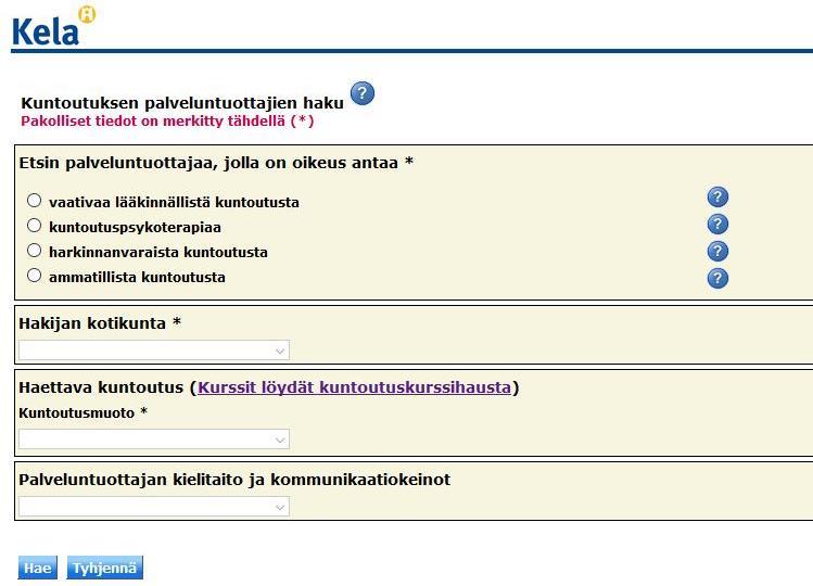 Kelan palvelutuottajan haku 5 Liiton työntekijät hyödyntävät Kelan sivuilta löytyvää palveluntuottajahakua markkinoinnissaan.