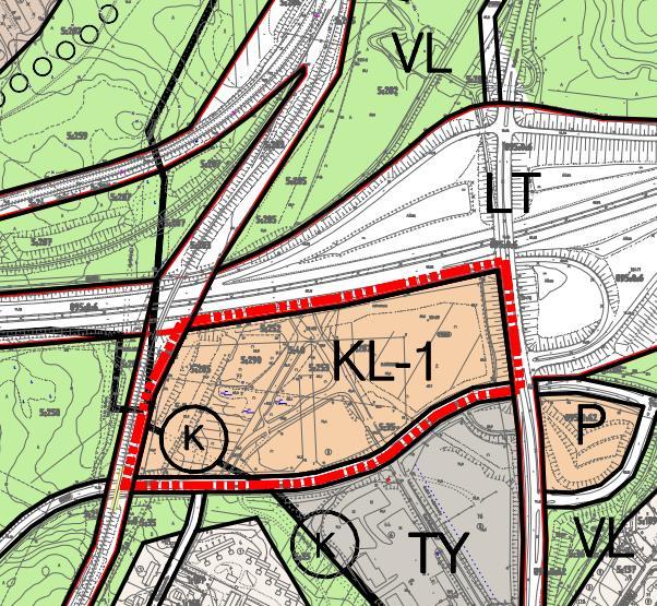 Kolmioraide, biolämpökeskus - alue Imatran