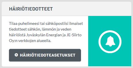 Häiriötiedotteen tilaus Häiriötiedotteita kaukolämmön ja veden jakeluhäiriöstä voi tilata osoitteella koko Jyväskylän alueelta.