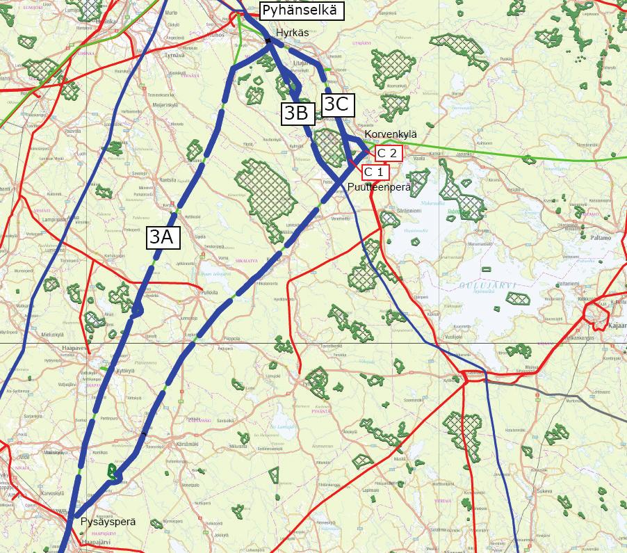 4 Keski-Suomi Oulujoki 400 kv voimajohtohanke Rokuan Natura-tarvearviointi 18.11.