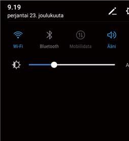 Näyttö ja ruutu Jotkin kytkimet eivät tue kosketa ja pidä pohjassa -toimintoa, kuten esimerkiksi taskulamppukytkin.